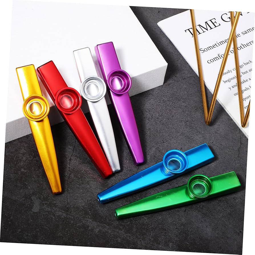 Amazon.co.jp: TOPPERFUN 6個カズー楽器 メタル製 初心者向け